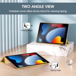ProCase Étui pour iPad 9ème/8ème/7e génération 10,2 Pouces 2021 2020 2019, Housse de Protection Smart Case Cover Compatible avec