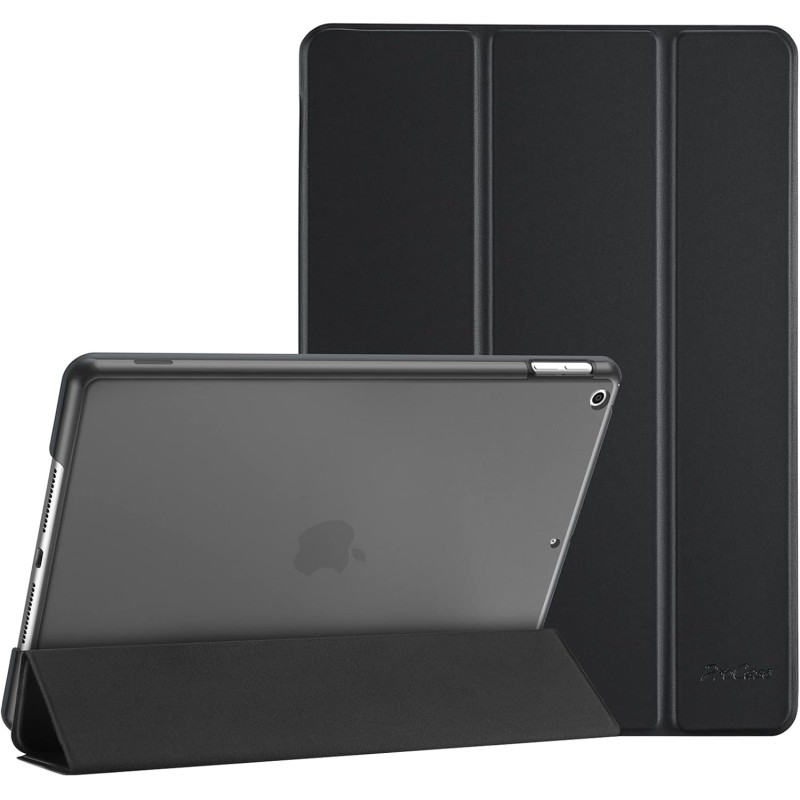 ProCase Étui pour iPad 9ème/8ème/7ème génération 10,2 Pouces 2021 2020 2019, Housse de Protection Smart Case Cover Compatible av