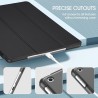 ProCase Étui pour iPad 9ème/8ème/7ème génération 10,2 Pouces 2021 2020 2019, Housse de Protection Smart Case Cover Compatible av