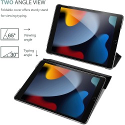 ProCase Coque pour iPad 10.2", iPad 9 2021, iPad 8 2020, iPad 7 2019, A2602 A2603 A2604 A2605 A2270 A2428 A2429 A2430 A2197 A219