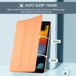 Procase étui pour ipad 9ème/8ème/7ème génération 10,2 pouces 2021 2020 2019, housse de protection smart case cover compatible av