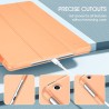 Procase étui pour ipad 9ème/8ème/7ème génération 10,2 pouces 2021 2020 2019, housse de protection smart case cover compatible av