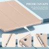 ProCase Étui pour iPad 9ème/8ème/7ème génération 10,2 Pouces 2021 2020 2019, Housse de Protection Smart Case Cover Compatible av