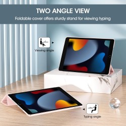 ProCase Étui pour iPad 9ème/8ème/7ème génération 10,2 Pouces 2021 2020 2019, Housse de Protection Smart Case Cover Compatible av