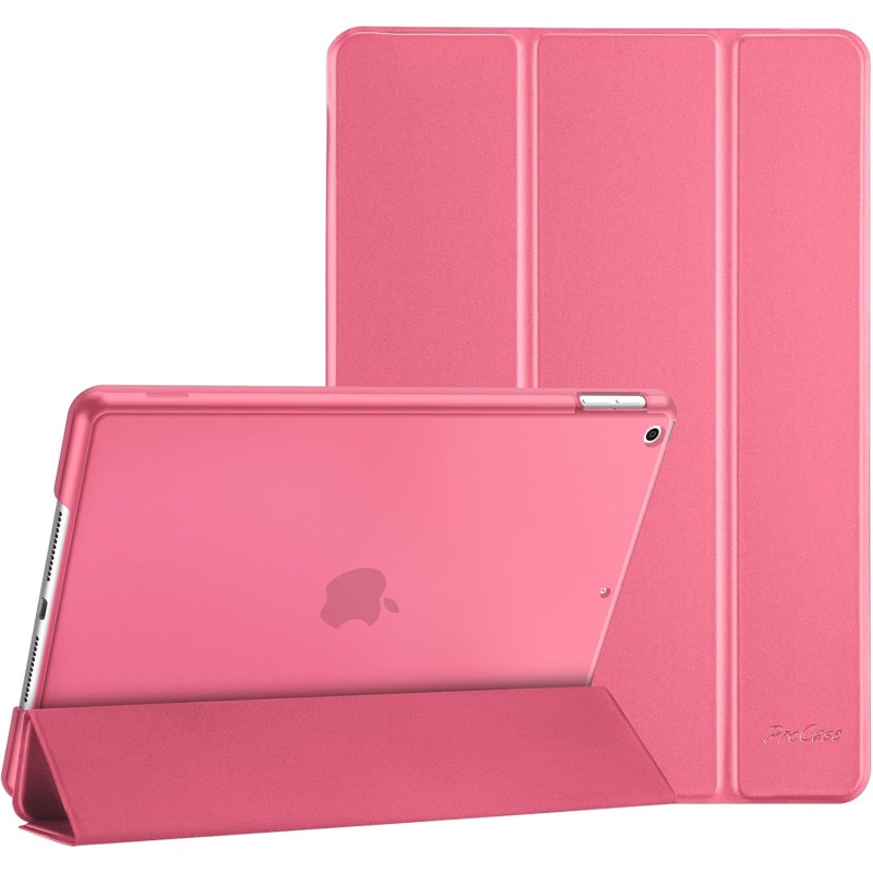 ProCase Étui pour iPad 9ème/8ème/7ème génération 10,2 Pouces 2021 2020 2019, Housse de Protection Smart Case Cover Compatible av