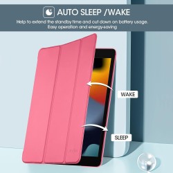 ProCase Étui pour iPad 9ème/8ème/7ème génération 10,2 Pouces 2021 2020 2019, Housse de Protection Smart Case Cover Compatible av