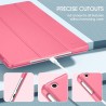 ProCase Étui pour iPad 9ème/8ème/7ème génération 10,2 Pouces 2021 2020 2019, Housse de Protection Smart Case Cover Compatible av