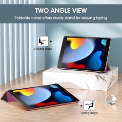 ProCase Étui pour iPad 9ème/8ème/7e génération 10,2 Pouces 2021 2020 2019, Housse de Protection Smart Case Cover Compatible avec