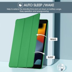 ProCase Étui pour iPad 9ème/8e/7e génération 10,2 Pouces 2021 2020 2019, Housse de Protection Smart Case Cover Compatible avec i