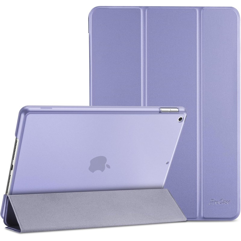 ProCase Étui pour iPad 9ème/8ème/7ème génération 10,2 Pouces 2021 2020 2019, Housse de Protection Smart Case Cover Compatible av