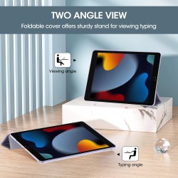 ProCase Étui pour iPad 9ème/8ème/7ème génération 10,2 Pouces 2021 2020 2019, Housse de Protection Smart Case Cover Compatible av