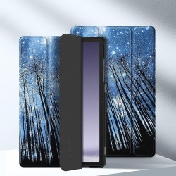 EasyAcc Étui Coque Compatible avec Samsung Galaxy Tab A9+/ A9 Plus 11 Pouces 2023, Protection Ultra Fin en Cuir PU avec Fonction