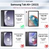 EasyAcc Étui Coque Compatible avec Samsung Galaxy Tab A9+/ A9 Plus 11 Pouces 2023, Protection Ultra Fin en Cuir PU avec Fonction