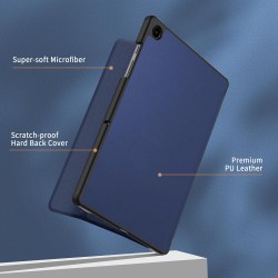 EasyAcc Étui Coque Compatible avec Samsung Galaxy Tab A9+/ A9 Plus 11 Pouces 2023, Protection Ultra Fin en Cuir PU avec Fonction