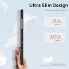 EasyAcc Étui Coque Compatible avec Samsung Galaxy Tab A9+/ A9 Plus 11 Pouces 2023, Protection Ultra Fin en Cuir PU avec Fonction
