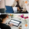 EasyAcc Étui Coque Compatible avec Samsung Galaxy Tab A9+/ A9 Plus 11 Pouces 2023, Protection Ultra Fin en Cuir PU avec Fonction