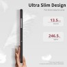 EasyAcc Étui Coque Compatible avec Samsung Galaxy Tab A9+/ A9 Plus 11 Pouces 2023, Protection Ultra Fin en Cuir PU avec Fonction
