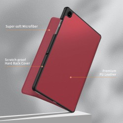 EasyAcc Étui Coque Compatible avec Samsung Galaxy Tab A9+/ A9 Plus 11 Pouces 2023, Protection Ultra Fin en Cuir PU avec Fonction