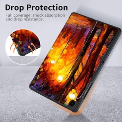 EasyAcc Étui Coque Compatible avec Samsung Galaxy Tab A9+/ A9 Plus 11 Pouces 2023, Protection Ultra Fin en Cuir PU avec Fonction