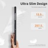 EasyAcc Étui Coque Compatible avec Samsung Galaxy Tab A9+/ A9 Plus 11Pouces 2023, Protection Ultra Fin en Cuir PU avec Fonction 