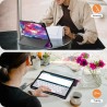 EasyAcc Étui Coque Compatible avec Samsung Galaxy Tab A9+/ A9 Plus 11Pouces 2023, Protection Ultra Fin en Cuir PU avec Fonction 