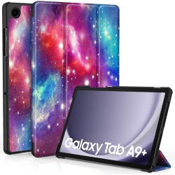 EasyAcc Étui Coque Compatible avec Samsung Galaxy Tab A9+/ A9 Plus 11Pouces 2023, Protection Ultra Fin en Cuir PU avec Fonction 