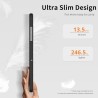 EasyAcc Étui Coque Compatible avec Samsung Galaxy Tab A9+/ A9 Plus 11 Pouces 2023, Protection Ultra Fin en Cuir PU avec Fonction