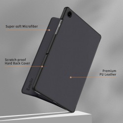 EasyAcc Étui Coque Compatible avec Samsung Galaxy Tab A9+/ A9 Plus 11 Pouces 2023, Protection Ultra Fin en Cuir PU avec Fonction