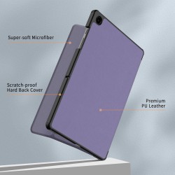 EasyAcc Étui Coque Compatible avec Samsung Galaxy Tab A9+/ A9 Plus 11 Pouces 2023, Protection Ultra Fin en Cuir PU avec Fonction