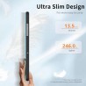 EasyAcc Étui Coque Compatible avec Samsung Galaxy Tab A9+/ A9 Plus 11 Pouces 2023, Protection Ultra Fin en Cuir PU avec Fonction