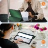 EasyAcc Étui Coque Compatible avec Samsung Galaxy Tab A9+/ A9 Plus 11 Pouces 2023, Protection Ultra Fin en Cuir PU avec Fonction