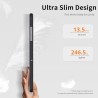 EasyAcc Étui Coque Compatible avec Samsung Galaxy Tab A9+/ A9 Plus 11 Pouces 2023, Protection Ultra Fin en Cuir PU avec Fonction