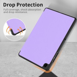 EasyAcc Étui Coque Compatible avec Samsung Galaxy Tab A9+/ A9 Plus 11 Pouces 2023, Protection Ultra Fin en Cuir PU avec Fonction