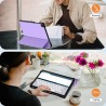EasyAcc Étui Coque Compatible avec Samsung Galaxy Tab A9+/ A9 Plus 11 Pouces 2023, Protection Ultra Fin en Cuir PU avec Fonction