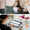EasyAcc Étui Coque Compatible avec Samsung Galaxy Tab A9+/ A9 Plus 11 Pouces 2023, Protection Ultra Fin en Cuir PU avec Fonction