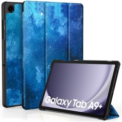 EasyAcc Étui Coque Compatible avec Samsung Galaxy Tab A9+/ A9 Plus 11 Pouces 2023, Protection Ultra Fin en Cuir PU avec Fonction