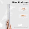 EasyAcc Étui pour Samsung Galaxy Tab A9+/A9 Plus 11" 2023 SM-X210/ X215/ X216, étui de protection ultra fin en cuir PU avec fonc