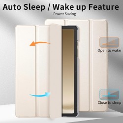 EasyAcc Étui pour Samsung Galaxy Tab A9+/A9 Plus 11" 2023 SM-X210/ X215/ X216, étui de protection ultra fin en cuir PU avec fonc