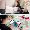 EasyAcc Étui pour Samsung Galaxy Tab A9+/A9 Plus 11" 2023 SM-X210/ X215/ X216, étui de protection ultra fin en cuir PU avec fonc