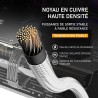 EZDIY-FAB Câble d'extension d'alimentation GPU, Connecteur PCIe 5.0 16 broches (12+4) 12VHPWR mâle vers 3X PCIE 8 broches pour R
