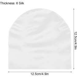 Lot de 100 Pochettes en Plastique Transparentes pour CD DVD, Couvertures Intérieures avec Design Transparent pour le Stockage et