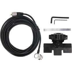 Clip de Base de Support D'antenne Radio Mobile Réglable à 360 Degrés, Conception Sûre pour Les Véhicules, Chargeur Coaxial PL259
