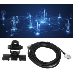 Clip de Base de Support D'antenne Radio Mobile Réglable à 360 Degrés, Conception Sûre pour Les Véhicules, Chargeur Coaxial PL259