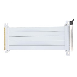 Brrnoo Câble GPU Riser, PCIe 5.0 Câble Riser Compatible avec 4,0 3.0 2,0 1,0 PCIe 5.0 X16 Câble Riser PCB 128 Gbps Adaptateur de