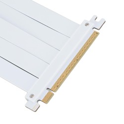 Brrnoo Câble GPU Riser, PCIe 5.0 Câble Riser Compatible avec 4,0 3.0 2,0 1,0 PCIe 5.0 X16 Câble Riser PCB 128 Gbps Adaptateur de