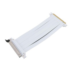 Brrnoo Câble GPU Riser, PCIe 5.0 Câble Riser Compatible avec 4,0 3.0 2,0 1,0 PCIe 5.0 X16 Câble Riser PCB 128 Gbps Adaptateur de