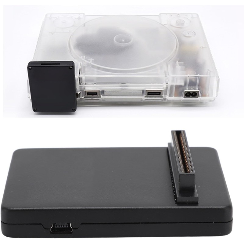 Kit d'émulateur de lecteur optique ps1, boîtier imprimé en 3d, accessoires de jeu avec carte de stockage, compatible pour scph 1