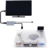 Kit d'émulateur de lecteur optique ps1, boîtier imprimé en 3d, accessoires de jeu avec carte de stockage, compatible pour scph 1
