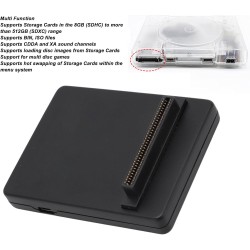 Kit d'émulateur de lecteur optique ps1, boîtier imprimé en 3d, accessoires de jeu avec carte de stockage, compatible pour scph 1