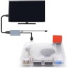 Kit d'émulateur de lecteur optique ps1, boîtier imprimé en 3d, accessoires de jeu avec carte de stockage, compatible pour scph 1